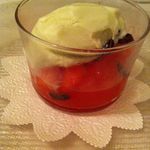 OGINO organic Restaurant - スイカのゼリーとバジルのシャーベット