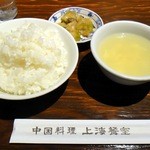 上海餐室 - 2012.9定食のセット