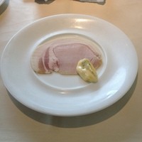 フランス料理 ル・クール - アミューズ：ハムとガーリックマヨネーズ