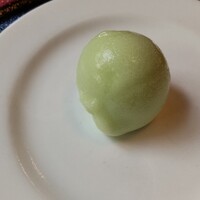 ステーキレストランそうま - 三浦産メロンシャーベット