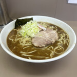 庵悟 - 中華そば大盛。茹で前300g。