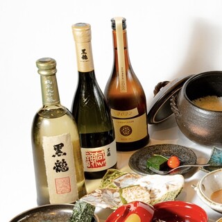 Sake, white wine, etc. that go perfectly with Japanese Japanese-style meal ♪ There are also rare brands