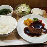 キッチン ブルー グローブ - 三元豚肩ロースポシェ　ハニーバルサミコソース