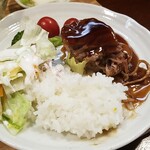 キッチン ブルー グローブ - ２回目はサラダも添えて