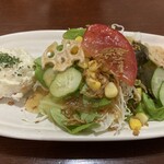 パスタの店 山猫軒 - サラダと前菜です☆　2023-0708訪問
