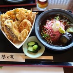 月心庵 - 「梅そーめんと野菜天丼のセット」②