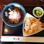 月心庵 - 「梅そーめんと海老天丼のセット」③