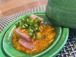 Jampa - 本鮪の長芋黄身醤油和え
