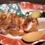和 is 魯菴 - 鶏の茗荷味噌焼き