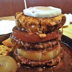 hamba-gusute-kisemmonnomise - トリプルタワー ハンバーグステーキ