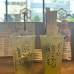 みなと 刺身専門店 - 名前を書いてもらえるプラカップ