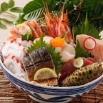 Assorted sashimi genkai