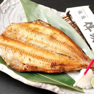 [Ginza Bansuke's commitment] Dedicated to dried fish for over 60 years. Offered with sincerity