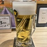 居酒屋　駄々家 - サッポロ生ビール黒ラベル　660→330円