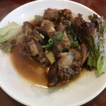 中華料理 秀林 - 豚足の煮付け550円2023年7月