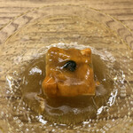赤坂 菊乃井 - 昼懐石１５７３０円。生雲丹豆腐 山葵餡。先付から豪華な内容です（╹◡╹）