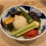 松美 - 夏野菜の煮浸し
