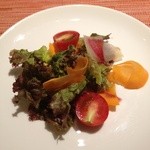 TEPPAN DINING KAMIYA - ランチのサラダ