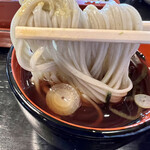 由屋 - アサツキをちょっとずつかじりながらいただきます。