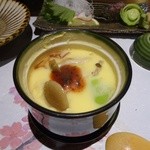 味あら井 - 茶碗蒸し　梅がちょっと濃いかな