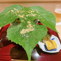銀座 しのはら - 天の川をイメージした梶の葉の蓋