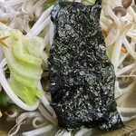 あじわい食堂 - 『五目中華』の海苔