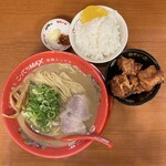 天下一品 - こってりMAX唐揚げ定食　1470円