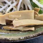 あじわい食堂 - 『五目中華』のメンマ