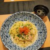 Sakura Komachi - 明太子クリームとツナの冷製パスタ　1380円