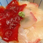 Kyou Sushi - 鉄火入りは～ふ＆ハーフ丼（かんぱち）