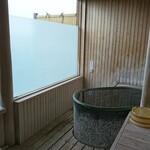 まつや 千千 - 客室露天風呂