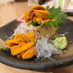 活魚料理 いか清 - ■函館産　生ウニ刺＜バフンウニ＞￥2,400