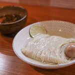 つけそば 神宮寺 - 鰹昆布出汁 醤油つけそば味玉入り☆