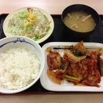 Matsuya - 豚キムチ定食