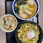 Setagaya - ▪️せたが屋ラーメン　1,280円
                        ▪️特製豚丼　450円
                        ▪️深谷ネギチャーシューまぜそば(麺大盛り)             1,080円+150円