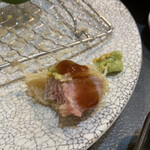 カツレツ Avanti - ソース付けるの忘れてた。笑　最後の1カケラ。