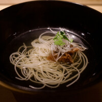 宇田津 鮨 - スッポンとにゅうめんのお吸い物