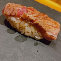 SUSHI TOKYO TEN、 横浜店 - 炙りトロ