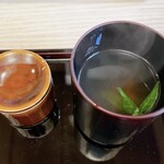 うなぎと炭焼 久松 - 肝吸い、山椒