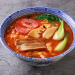 健康中華 青蓮 - トマト酸辣湯麺