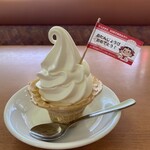 Fujiya Resutoran - 特典のミルキーソフト、嬉しいね。