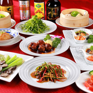 [For various banquets] Many courses with all-you-can-drink options where you can enjoy authentic Chinese food at a great value◎