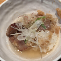 江戸前肉割烹 宮下 - 最後は出汁をかけてお茶漬け風で！