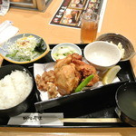 阿波尾鶏 三種唐揚げ定食