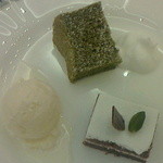 Brasserie & Bar La Gare - ケーキ二種＆アイスクリームシャーベット／平成25年8月