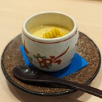 鮨みやもと - 茶碗蒸し　長芋、とうもろこし