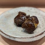 鮨みやもと - つぶ貝　肝の部分