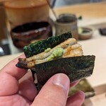 鮨みやもと - 天然うなぎ手巻き