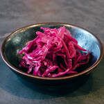 Purple cabbage choucroute