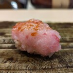 鮨みやもと - 天然シマアジのすき身